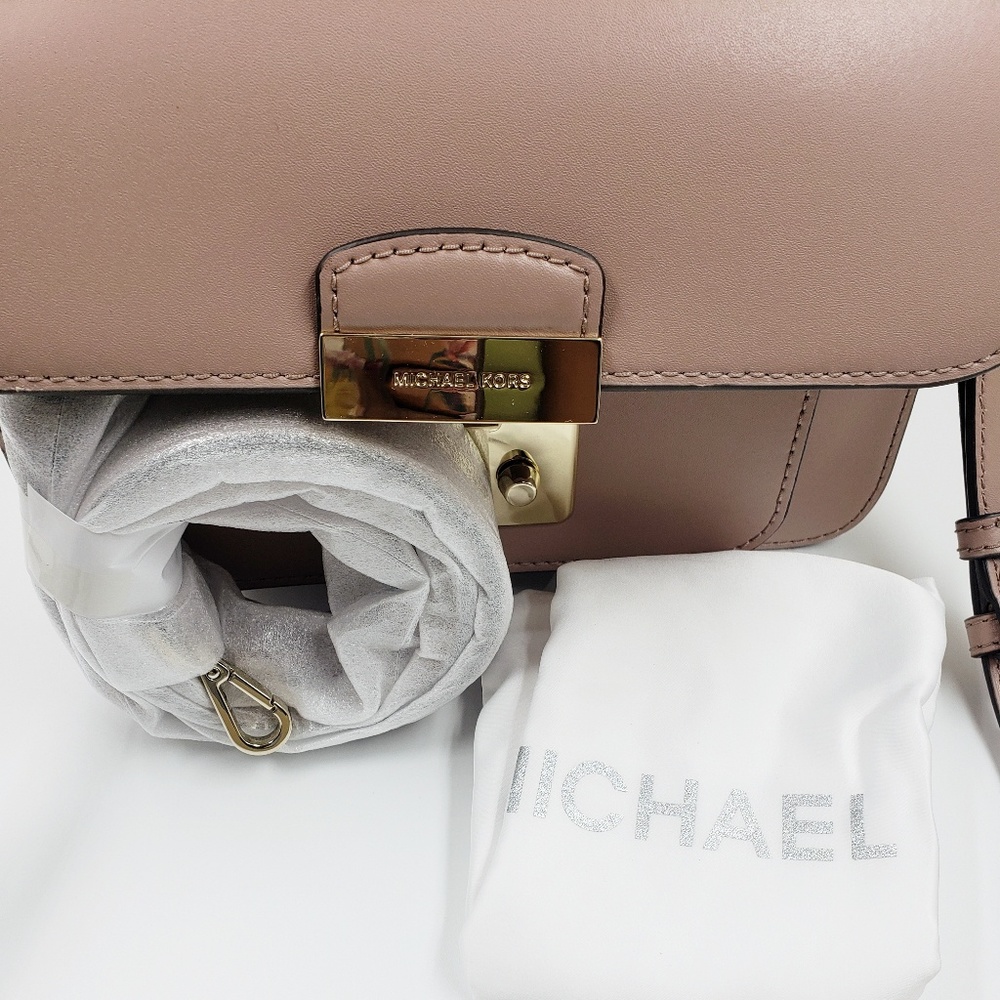 *SOLD*Michael Kors💝Pink💝Leather Crossbody Bag - Picture 7 of 8